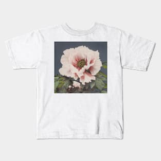 flower painting of watercolor, Kids T-Shirt